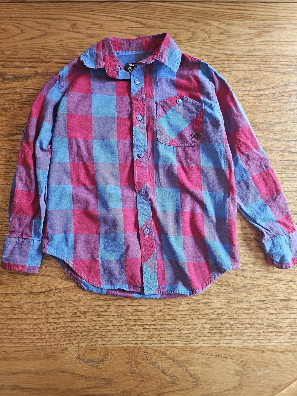Woolrich Kids Plaid Button-Down Shirt Size 6